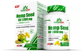 Amix Nutrition Hemp Seed Oil 1000 mg 90 kapslí