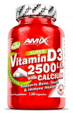Amix Vitamin D3 2500 I.U. s vápníkem 120 kapslí