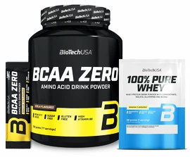 BioTech USA BCAA ZERO 700 g + BioTech USA BCAA ZERO 9 g + BioTech USA 100% Pure Whey 28 g