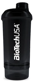 BioTech USA Wave + Compact 500 ml + 150 ml černá
