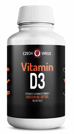 Czech Virus Vitamin D3 180 kapslí