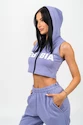 Dámská mikina Nebbia MUSCLE MOMMY Sleeveless Zip-Up Hoodie purple L