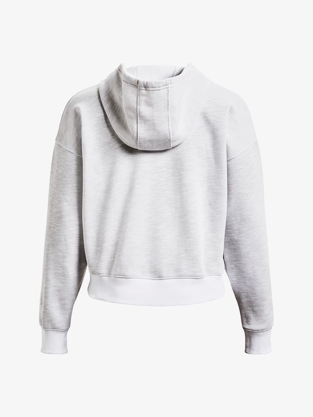 Dámská mikina Under Armour  Essential Script Hoodie-WHT
