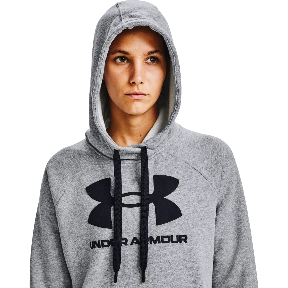 Dámská mikina Under Armour  Rival Fleece Logo Hoodie grey