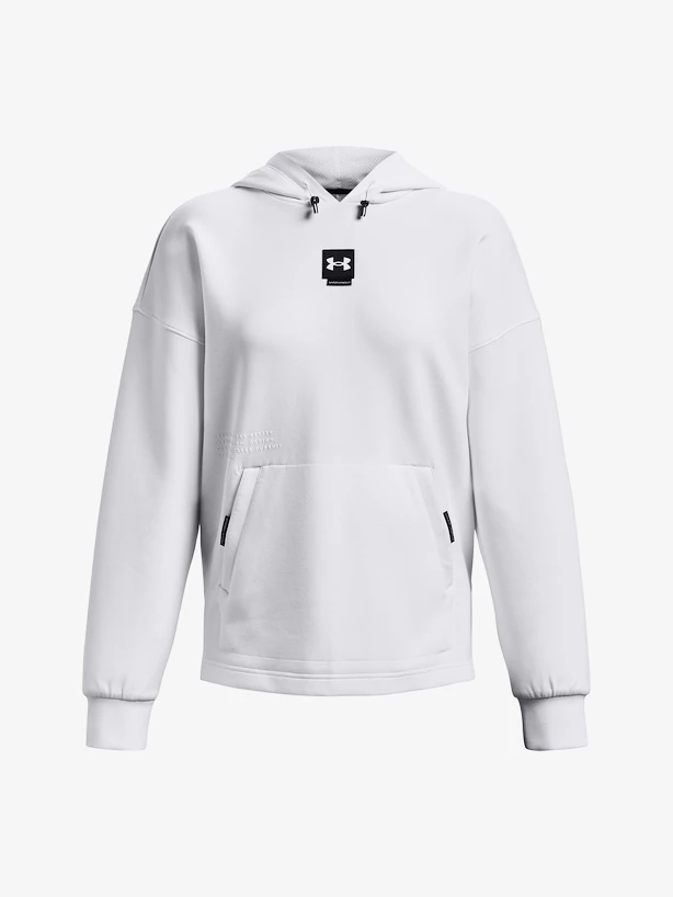 Dámská mikina Under Armour  Summit Knit Hoodie-WHT S