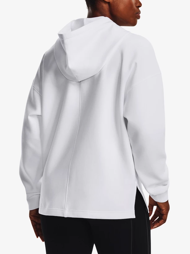 Dámská mikina Under Armour  Summit Knit Hoodie-WHT S
