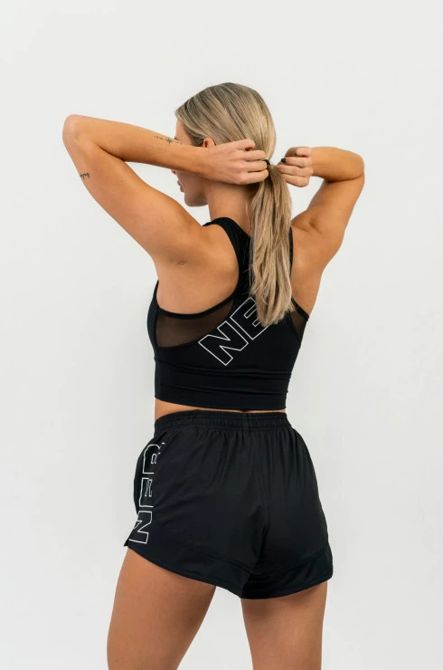 Dámská podprsenka Nebbia  FIT Activewear Padded Sports Bra 437 black  S