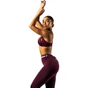 Dámská podprsenka Nebbia STRONG BEAUTY Medium-Support Sports Bra TWIST-KNOT 423 dark red