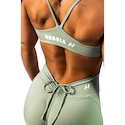 Dámská podprsenka Nebbia STRONG BEAUTY Medium-Support Sports Bra TWIST-KNOT 423 light green