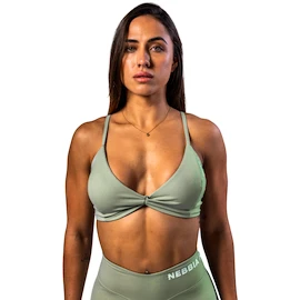 Dámská podprsenka Nebbia STRONG BEAUTY Medium-Support Sports Bra TWIST-KNOT 423 light green