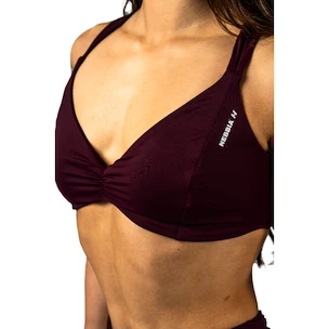 Dámská podprsenka Nebbia STRONG BEAUTY Sports Bra 424 dark red