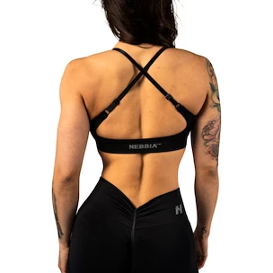 Dámská podprsenka Nebbia TOTALLY SEAMLESS Medium-Support Sports Bra 305 black