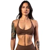 Dámská podprsenka Nebbia TOTALLY SEAMLESS Medium-Support Sports Bra 305 brown