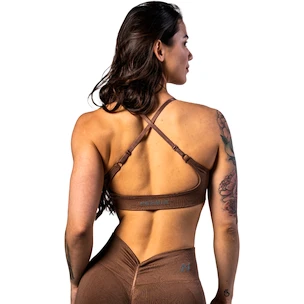 Dámská podprsenka Nebbia TOTALLY SEAMLESS Medium-Support Sports Bra 305 brown