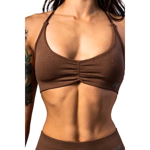 Dámská podprsenka Nebbia TOTALLY SEAMLESS Medium-Support Sports Bra 305 brown