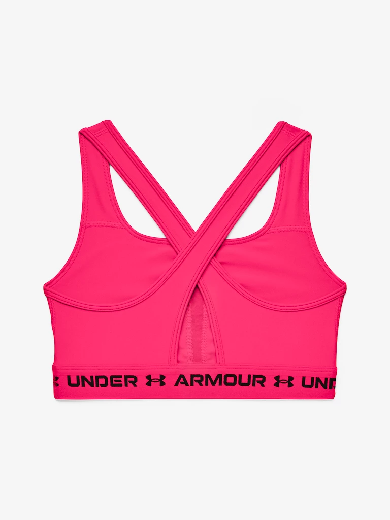 Dámská podprsenka Under Armour  Crossback Mid Bra-PNK