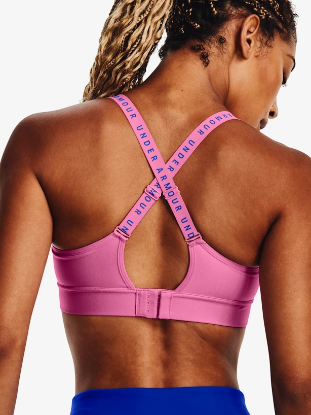 Dámská podprsenka Under Armour  Infinity Mid Bra-PNK S