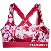 Dámská podprsenka Under Armour  Mid Crossback Printed Pink