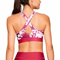 Dámská podprsenka Under Armour  Mid Crossback Printed Pink