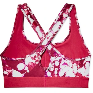 Dámská podprsenka Under Armour  Mid Crossback Printed Pink  XS