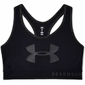 Dámská podprsenka Under Armour  Mid Keyhole Graphic-BLK