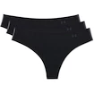 Dámské kalhotky Under Armour  PS Thong 3Pack Black  XS