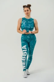 Dámské legíny Nebbia Barbell Therapy Rough Girl 616 Green
