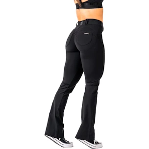 Dámské legíny Nebbia Bubble Butt Flared Pants 2.0 POWER LIFT 308 black