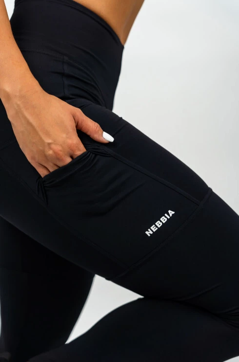 Dámské legíny Nebbia LEG DAYS GOALS High Waisted Leggings 248 black