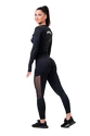 Dámské legíny Nebbia  Mesh leggings high waist 573 black