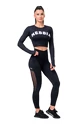 Dámské legíny Nebbia  Mesh leggings high waist 573 black