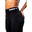 Dámské legíny Nebbia STRONG BEAUTY V-Cut Lace-Up Sculpting Leggings OWN YOUR POWER 426 black