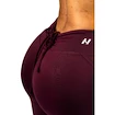 Dámské legíny Nebbia STRONG BEAUTY V-Cut Lace-Up Sculpting Leggings OWN YOUR POWER 426 dark red