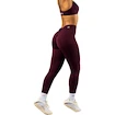 Dámské legíny Nebbia STRONG BEAUTY V-Cut Lace-Up Sculpting Leggings OWN YOUR POWER 426 dark red