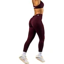 Dámské legíny Nebbia STRONG BEAUTY V-Cut Lace-Up Sculpting Leggings OWN YOUR POWER 426 dark red