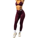 Dámské legíny Nebbia STRONG BEAUTY V-Cut Lace-Up Sculpting Leggings OWN YOUR POWER 426 dark red