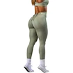 Dámské legíny Nebbia STRONG BEAUTY V-Cut Lace-Up Sculpting Leggings OWN YOUR POWER 426 light green