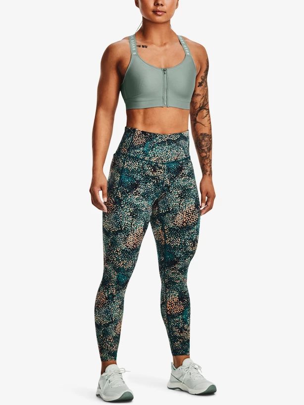 Dámské legíny Under Armour  Meridian Print Ankle Leg-GRN XS