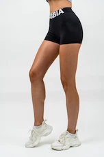 Dámské šortky Nebbia  Fitness šortky s vysokým pasem GLUTE PUMP Černá