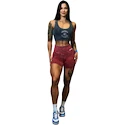 Dámské šortky Nebbia NEBBIA x OLYMPIA Washed High Waisted Leggings Shorts HERITAGE 780 red