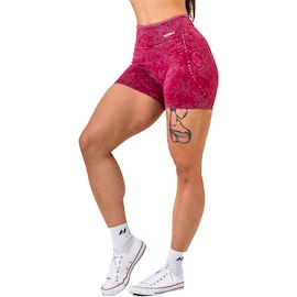 Dámské šortky Nebbia NEBBIA x OLYMPIA Washed High Waisted Leggings Shorts HERITAGE 780 red