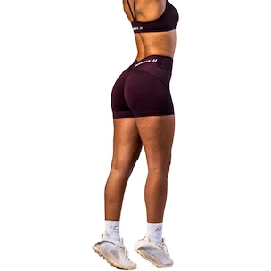 Dámské šortky Nebbia STRONG BEAUTY V-shaping Belt Shorts 428 dark red