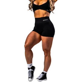 Dámské šortky Nebbia TOTALLY SEAMLESS High Waisted Push-Up Shorts 304 black