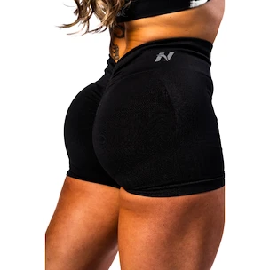 Dámské šortky Nebbia TOTALLY SEAMLESS High Waisted Push-Up Shorts 304 black