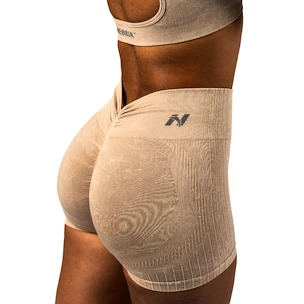 Dámské šortky Nebbia TOTALLY SEAMLESS High Waisted Push-Up Shorts 304 cream