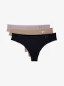 Dámské tanga Under Armour  PS Thong 3Pack Black