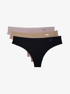 Dámské tanga Under Armour  PS Thong 3Pack Black  XS
