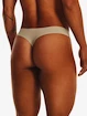 Dámské tanga Under Armour  PS Thong 3Pack Brown
