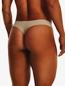 Dámské tanga Under Armour  PS Thong 3Pack Brown