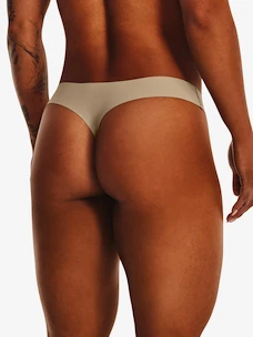 Dámské tanga Under Armour  PS Thong 3Pack Brown